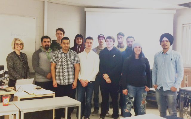 Students who took part in the inaugural class from February 27 to March 3, 2017.