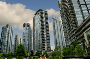 Downtown Vancouver skyline.